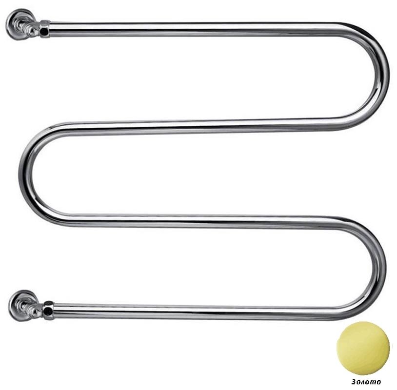 Изображение товара Полотенцесушитель Margaroli Vento 402GO М-образная латунь 51,5x60 см золотой