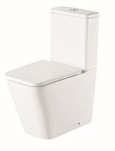 Изображение товара Напольный унитаз Nofer Arles 23033, безободковый, сиденье микролифт, белый