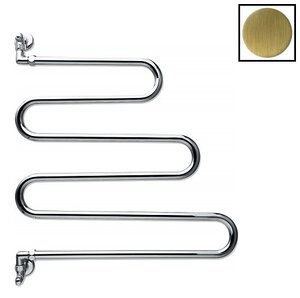 Изображение товара Водяной полотенцесушитель Margaroli Vento 405OB 64 см бронза