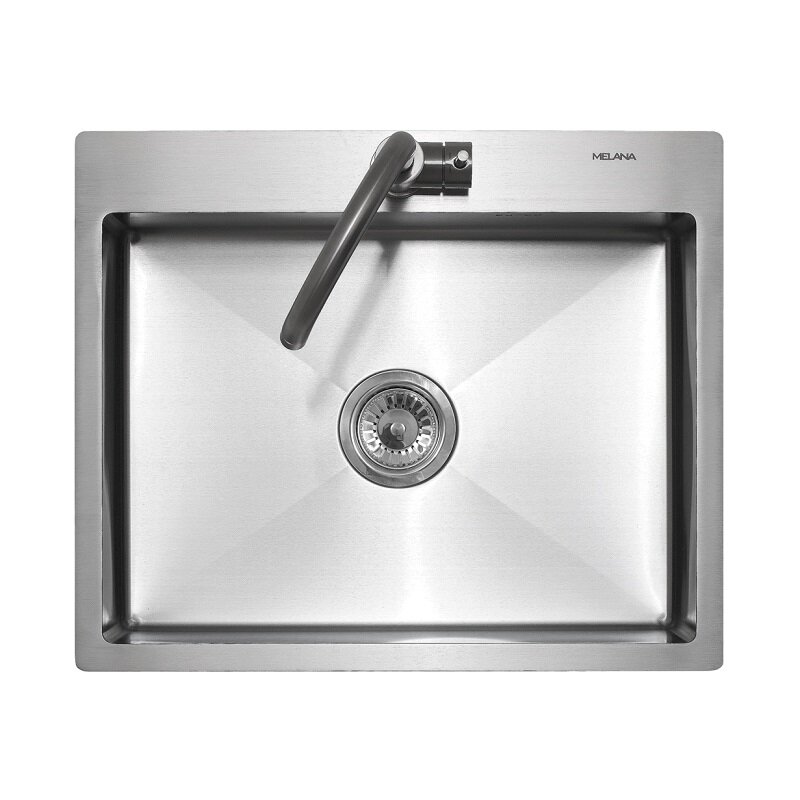 Изображение товара Мойка Melana MLN-R6050H ProfLine 60 см с сатиновой поверхностью