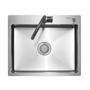 Изображение товара Мойка кухонная Melana ProfLine MLN-R6050HK+дозатор 3,0/200, 60 см, нержавеющая сталь, сатин