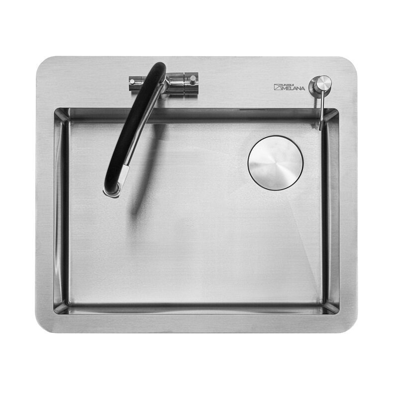 Изображение товара Мойка Melana UNIQUI MLN-R6254HK 62x53,5 см, нерж. сталь 3,0 мм, брашированная