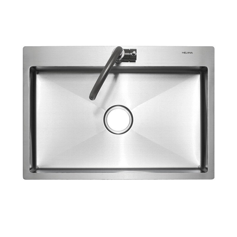 Изображение товара Кухонная мойка Melana ProfLine MLN-R7050H 70x50 см из нержавеющей стали сатин