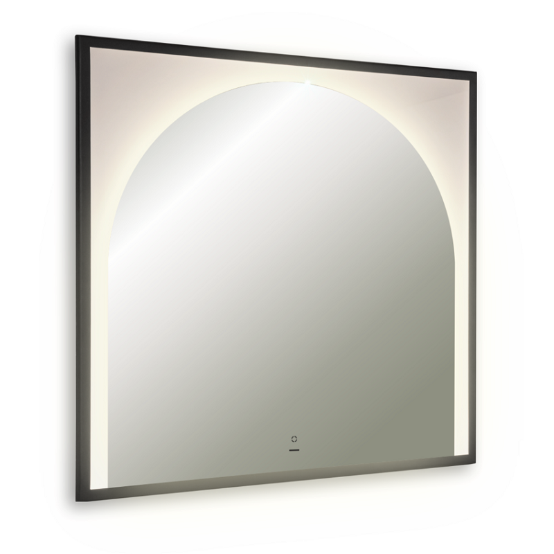 Изображение товара Зеркало Silver Mirrors Barbara LED-00002741, 80 х 80 см, с LED-подсветкой, сенсорный выключатель, цвет серый