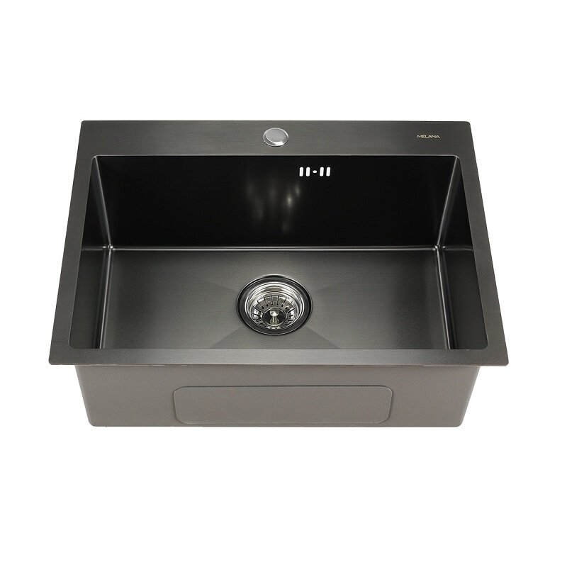 Изображение товара Кухонная мойка Melana ProfLine D6045HB графит 60 см нержавеющая сталь
