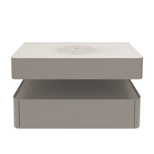 Изображение товара Тумба под раковину Vincea Caprise VMC-4CA100MLG, 100 см, подвесная, цвет светло-серый матовый