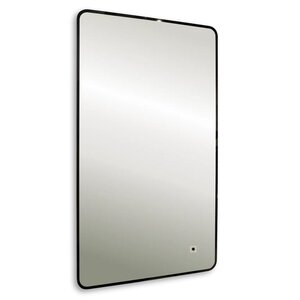 Изображение товара Зеркало Silver Mirrors Incanto Black LED-00003020, 60 х 100 см, с LED-подсветкой, сенсорный выключатель, рама черная