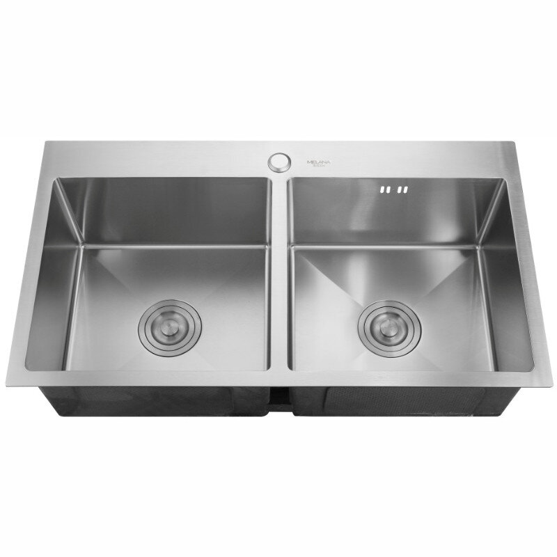 Изображение товара Мойка кухонная Melana ProfLine DS8045H 3,0/220, 80 см, нержавеющая сталь, сатин Изображение товара Мойка кухонная Melana ProfLine DS8045H 3,0/220, 80 см, нержавеющая сталь, сатин
