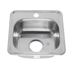 Изображение товара Мойка кухонная Melana MLN 4848, 021 t (*15) 0,6/160, 48 см, нержавеющая сталь, сифон