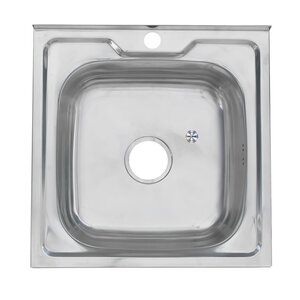 Изображение товара Мойка кухонная Melana 5050 012 t (*15) 0,6/160, 50 см, нержавеющая сталь