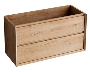 Изображение товара Тумба под раковину Nofer Cool CL.100.MUD, 100 см подвесная, орех