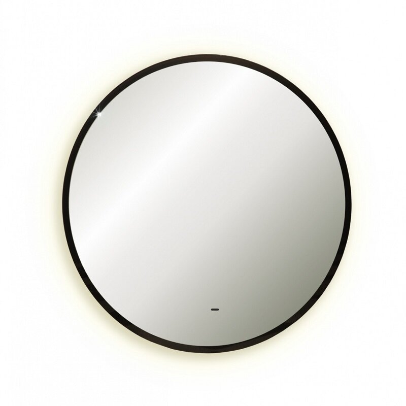 Изображение товара Зеркало круглое со светодиодной подсветкой 60 см черное Silver Mirrors Monaco