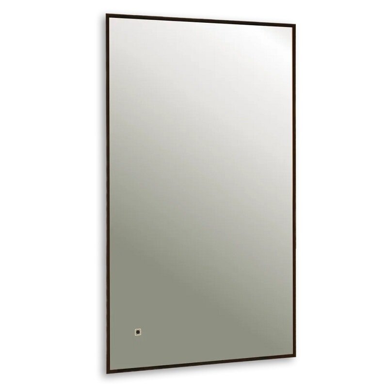 Изображение товара Зеркало Silver Mirrors Spell-Black LED-00002994, 60 x 100 см, с LED-подсветкой, подогрев, сенсор, рама черная