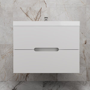 Изображение товара Тумба под раковину Style Line Матис 80 см подвесная белый матовый