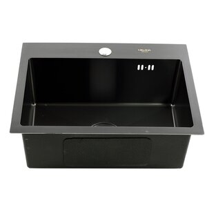 Изображение товара Кухонная мойка Melana ProfLine H5138BF 51 см нержавеющая сталь PVD покрытие графит