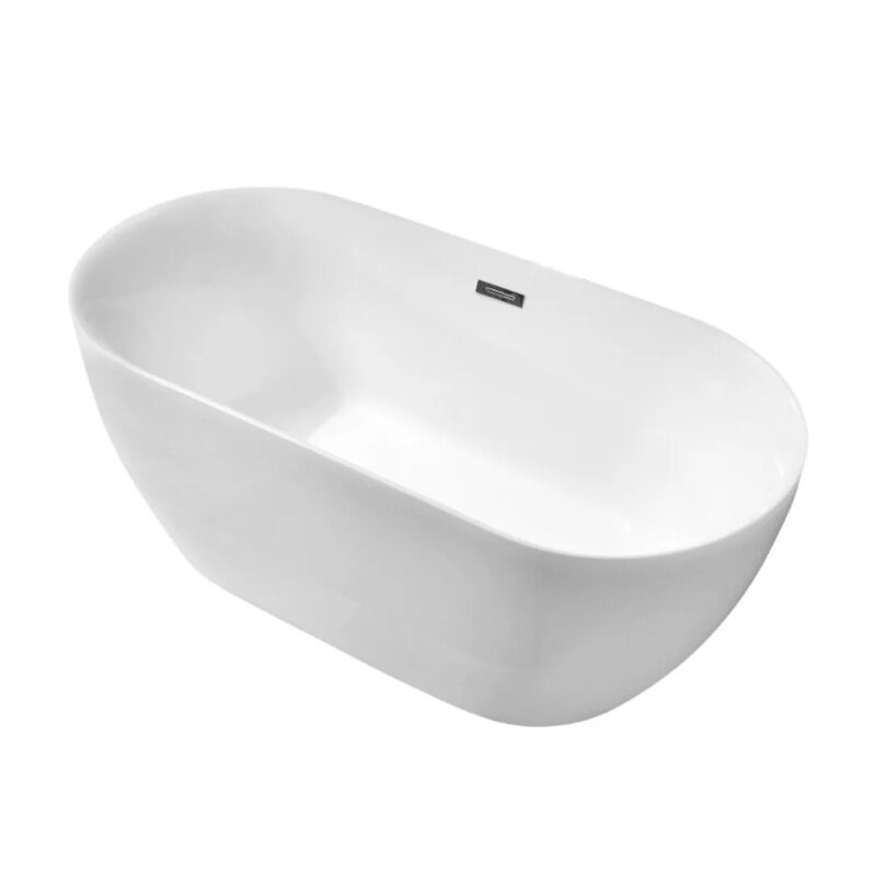 Изображение товара Ванна акриловая Grossman Classic GR-12500 150x75 овальная белая отдельно стоящая