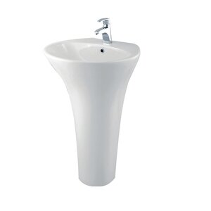 Изображение товара Раковина Porta Olimp HDLP357A, 60 см, с пьедесталом, цвет белый