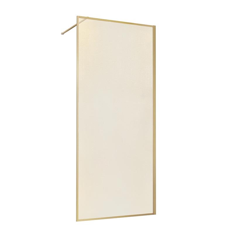 Изображение товара Душевая стенка Vincea Walk In 120 см VSW-1HP120GWBG с золотыми нитями