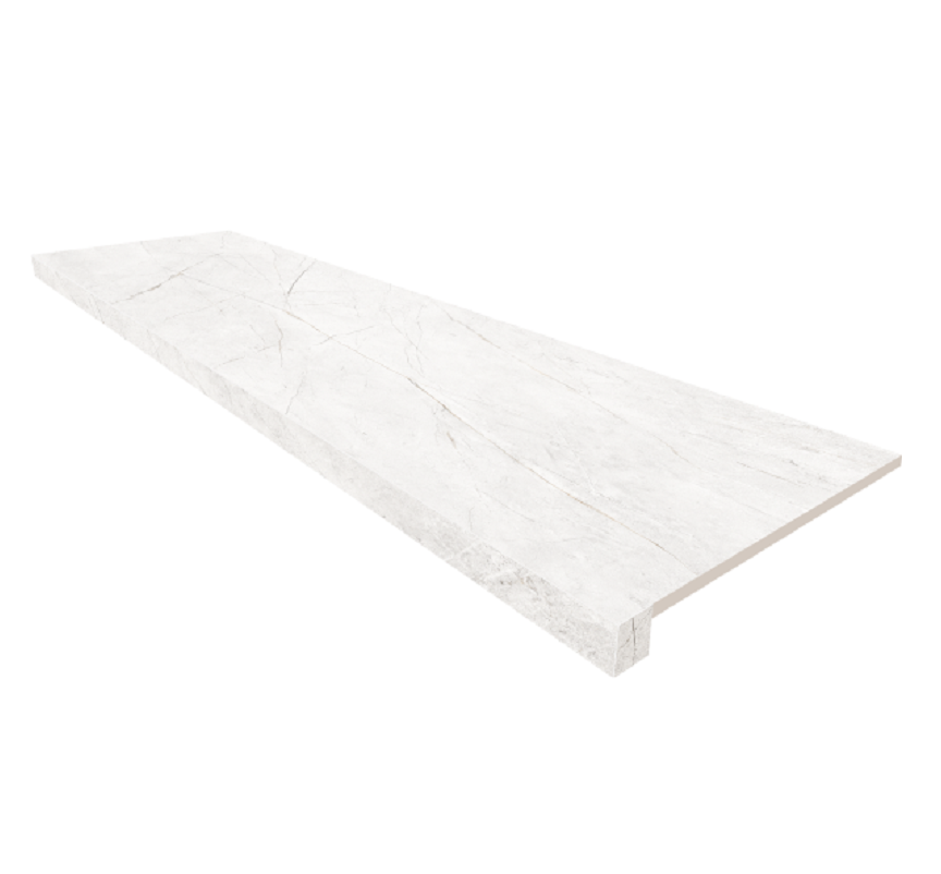 Изображение товара Подоконник угловой керамогранит Estima Nolana NL00 72379 33x120 см белый