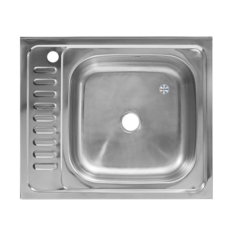 Изображение товара Мойка кухонная Melana 6050 173 ta R (*10) 0,6/160, 60 см, правая, нержавеющая сталь