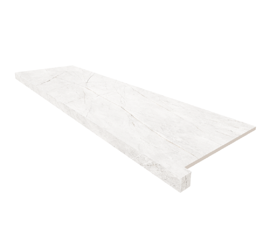 Изображение товара Угловой керамогранитный подоконник Estima Nolana 33x160 см белый матовый