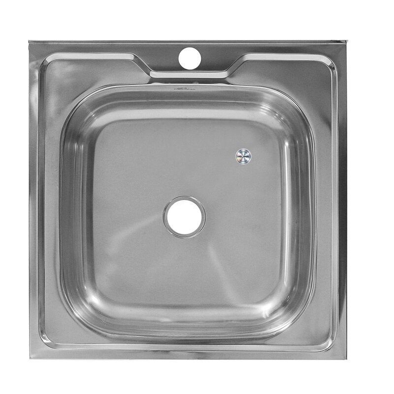 Изображение товара Мойка Melana 5050 074 t Нержавеющая сталь 50 см, матовая, накладная