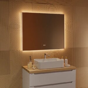 Изображение товара Зеркало Silver Mirrors Алмина LED-00003007 с LED-подсветкой 100 х 80 см