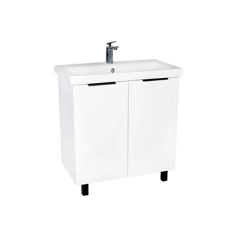 Изображение товара Тумба под раковину Viant Берлин VBER80MDBEL-T2ST 80 см с доводчиком Изображение товара Тумба под раковину Viant Берлин VBER80MDBEL-T2ST 80 см с доводчиком