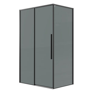 Изображение товара Душевой уголок Grossman Galaxy 120.K33.01.1010.21.10, 100 х 100 см, стекло тонированное, профиль черный матовый