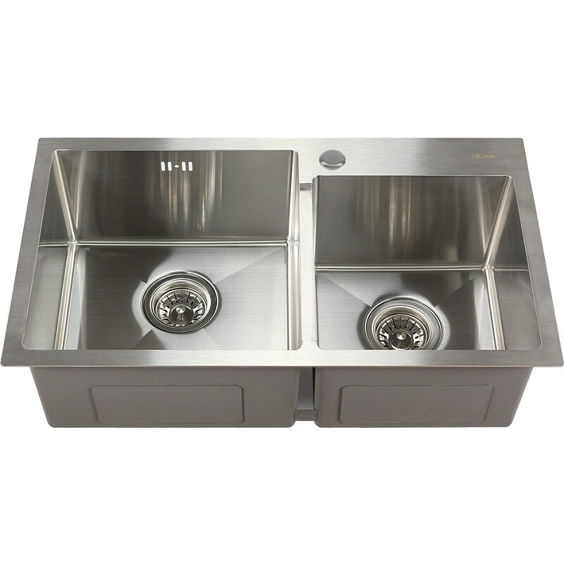 Изображение товара Мойка кухонная Melana ProfLine S7240H сатин, 3,0/220, 72 см, нержавеющая сталь Изображение товара Мойка кухонная Melana ProfLine S7240H сатин, 3,0/220, 72 см, нержавеющая сталь