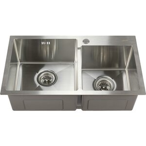 Изображение товара Кухонная мойка Melana ProfLine S7240H сатин 72 см нержавеющая сталь Россия
