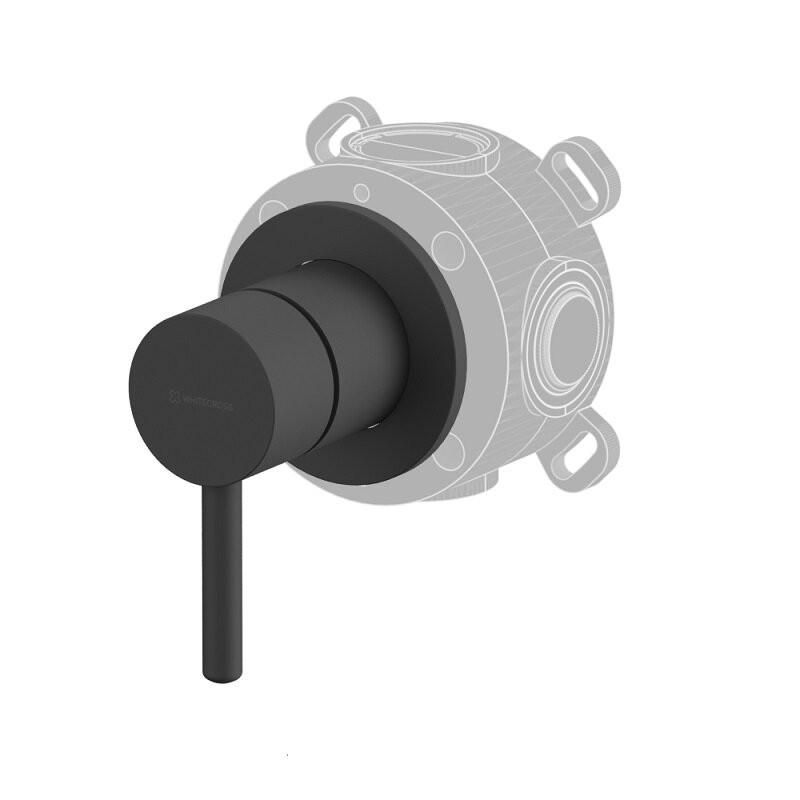 Изображение товара Смеситель для душа Whitecross Y черный матовый Y1241BL встроенный однорычажный