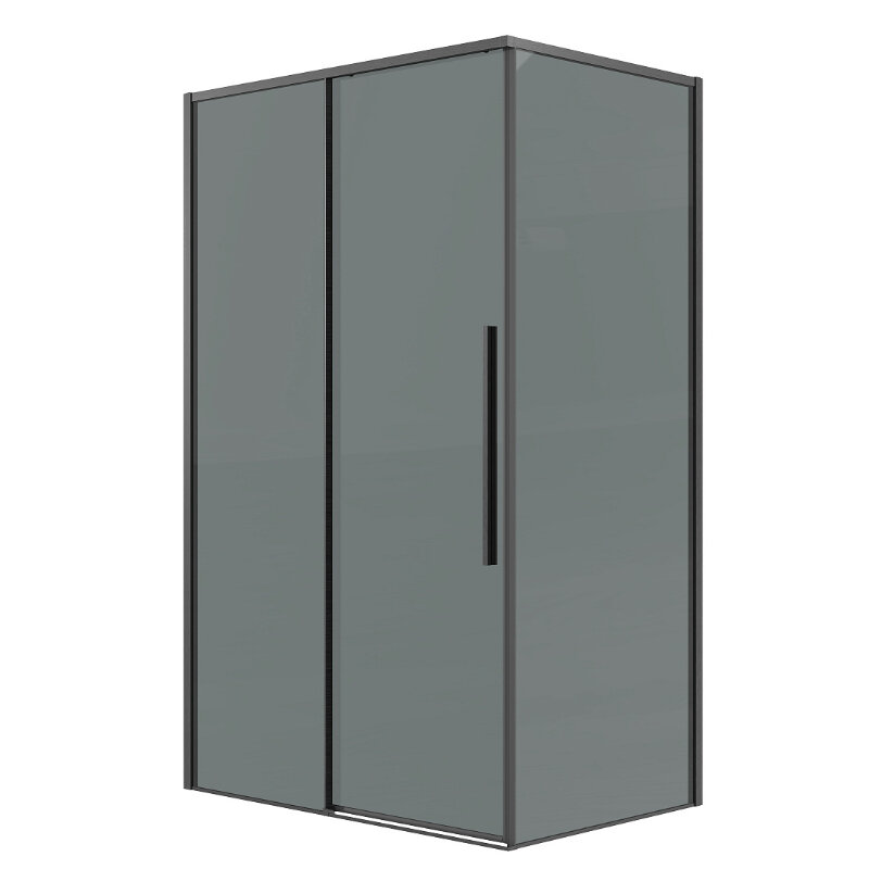 Изображение товара Душевой уголок Grossman Galaxy 120.K33.01.1110.42.10, 110 х 100 см, стекло тонированное, профиль графит сатин