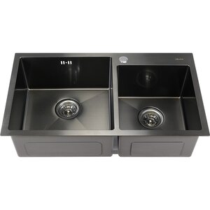 Изображение товара Кухонная мойка Melana ProfLine S7843HB графит из нержавеющей стали 78x43 см