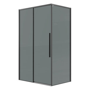 Изображение товара Душевой уголок Grossman Galaxy 120.K33.01.1210.42.10, 120 х 100 см, стекло тонированное, профиль графит сатин