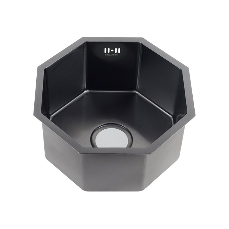 Изображение товара Melana ProfLine D400B — графит, 40 см, нерж. сталь, 1,2 мм, PVD