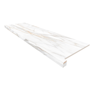 Изображение товара Угловой керамогранитный подоконник Ametis Supreme SM02 33x120 см, левый, полированный, под мрамор