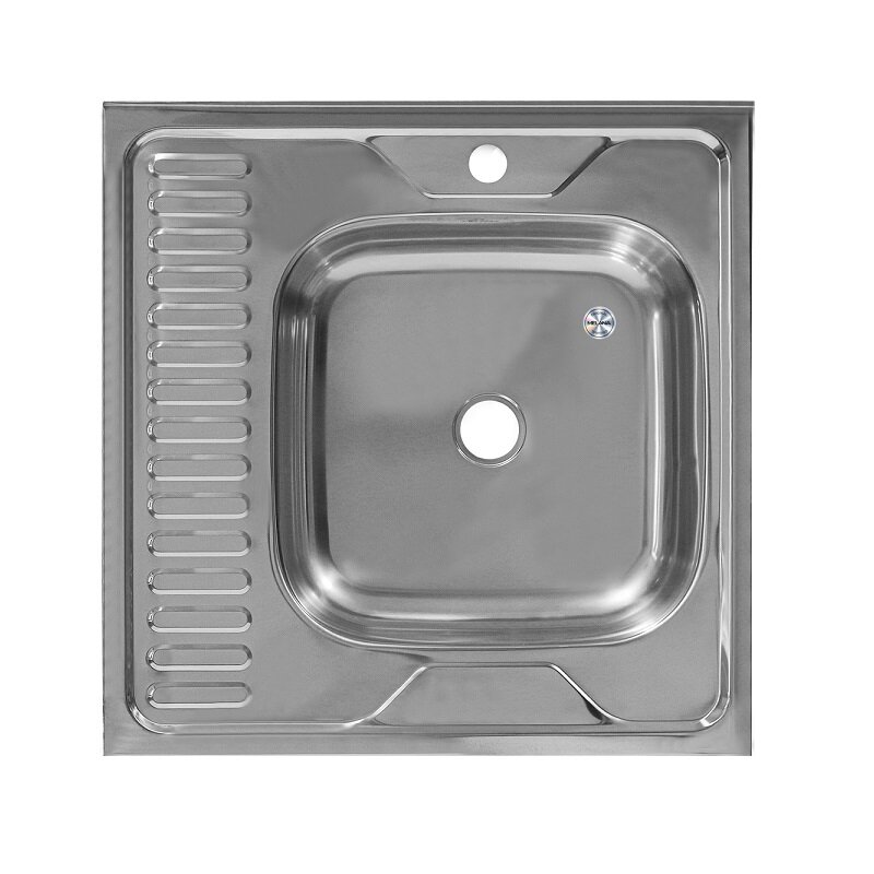 Изображение товара Мойка кухонная Melana 6060 073 t R (*20), 0,4/160, 60 см, правая, нержавеющая сталь, хром Изображение товара Мойка кухонная Melana 6060 073 t R (*20), 0,4/160, 60 см, правая, нержавеющая сталь, хром