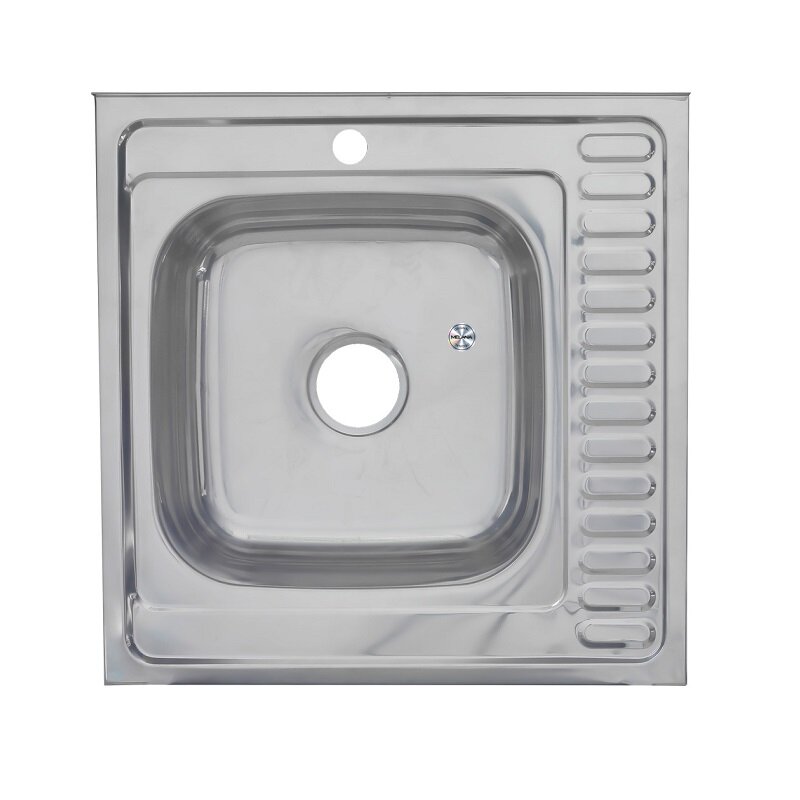 Изображение товара Мойка кухонная Melana 6060 015 t L левая из нержавеющей стали 60 см