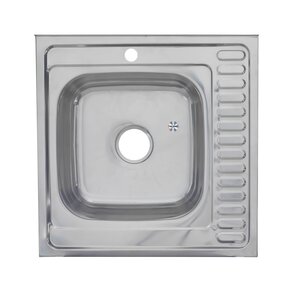 Изображение товара Мойка кухонная Melana 6060 015 t L левая из нержавеющей стали 60 см