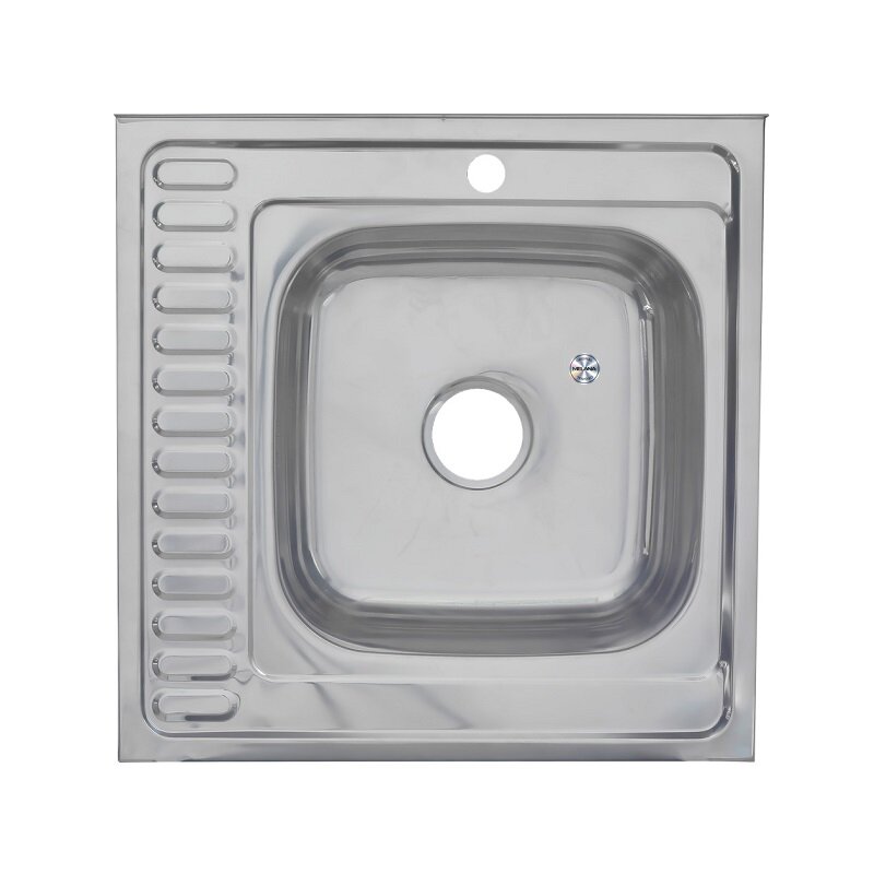 Изображение товара Мойка кухонная Melana 6060 015 t R (*10), 0,6/160, 60 см, правая, нержавеющая сталь