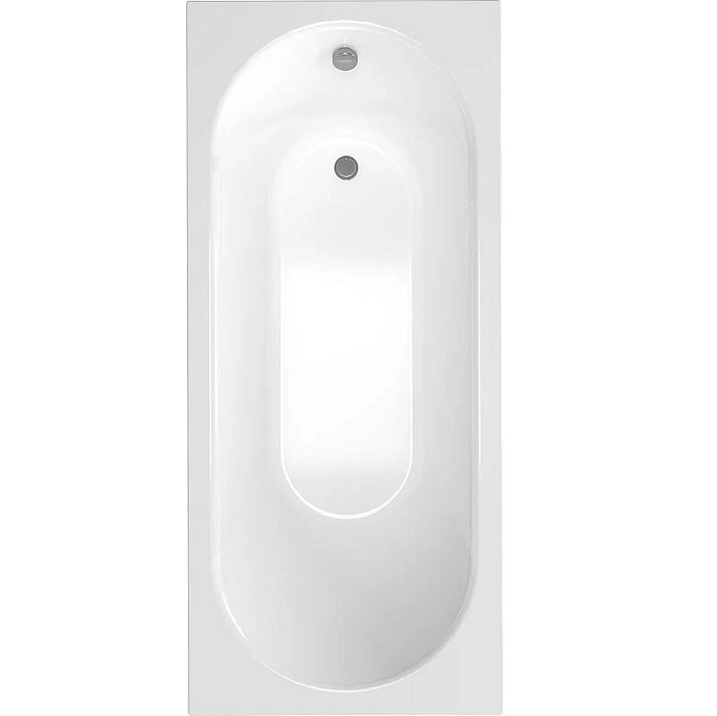 Изображение товара Акриловая ванна Timo ROHA1770-KT17-SPV1505-FP17S-TP70S-T32, 170 х 70 см, шторка матовая хром в комплекте, цвет белый