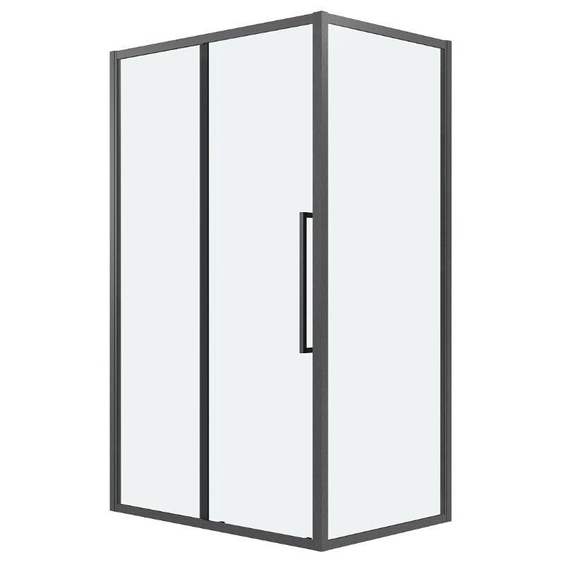 Изображение товара Душевой уголок Grossman Cosmo 120.K33.02.1010.42.00, 100 х 100 см, стекло прозрачное, профиль графит сатин