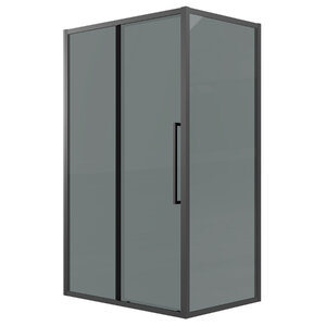 Изображение товара Душевой уголок Grossman Cosmo 120.K33.02.1010.21.10, 100 х 100 см, стекло тонированное, профиль черный матовый