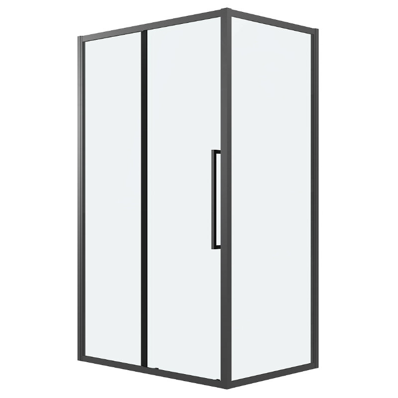Изображение товара Душевой уголок Grossman Cosmo 120.K33.02.1110.21.00, 110 х 100 см, стекло прозрачное, профиль черный матовый Изображение товара Душевой уголок Grossman Cosmo 120.K33.02.1110.21.00, 110 х 100 см, стекло прозрачное, профиль черный матовый