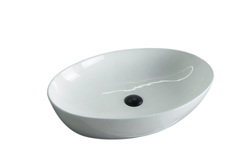Изображение товара Раковина Gid Lago N9433 51148 61 см, белая фаянсовая