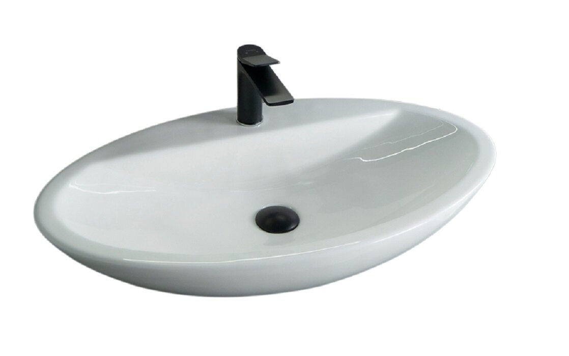 Изображение товара Раковина Gid Lago N9435, 51149, 73 см, фаянс, белая Изображение товара Раковина Gid Lago N9435, 51149, 73 см, фаянс, белая