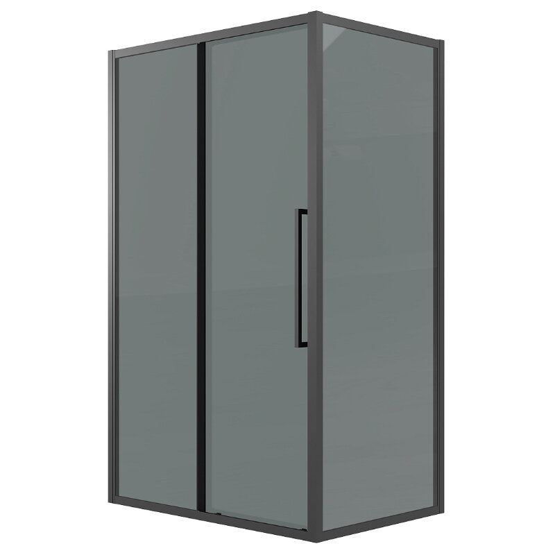 Изображение товара Душевой уголок Grossman Cosmo 120.K33.02.1210.21.10 — 120x100 см, тонированное стекло, черный матов
