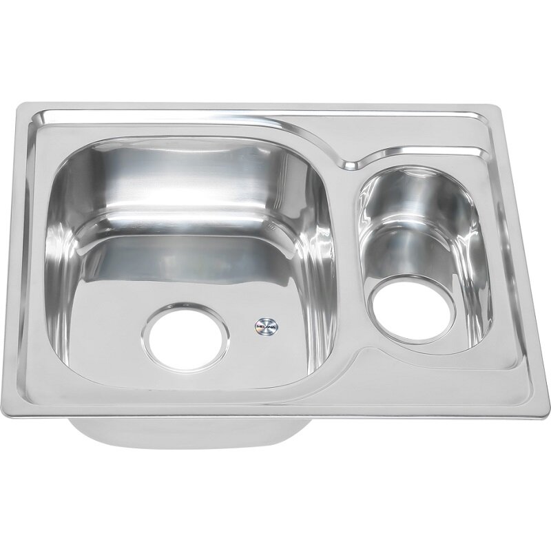 Изображение товара Мойка кухонная Melana 6350S 226 t (*10), 0,8/180, 63 см, нержавеющая сталь