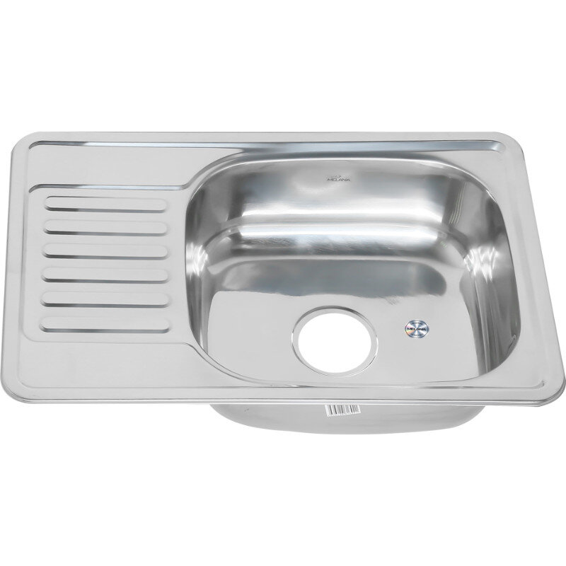 Изображение товара Мойка кухонная Melana 6642 U 220 t (*10), 0,8/180, 66 см, нержавеющая сталь